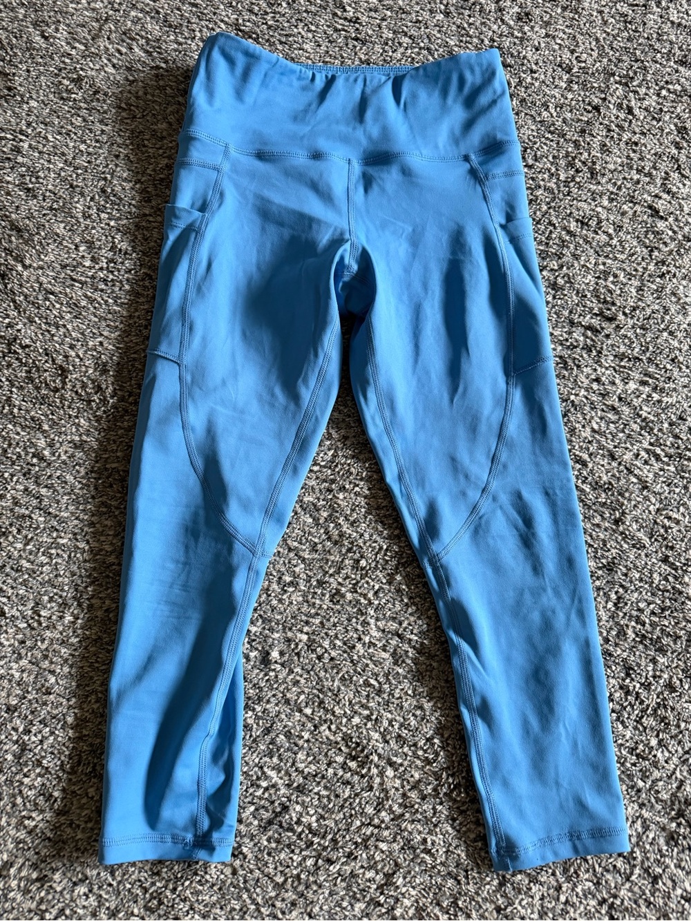 Blue Active Leggings